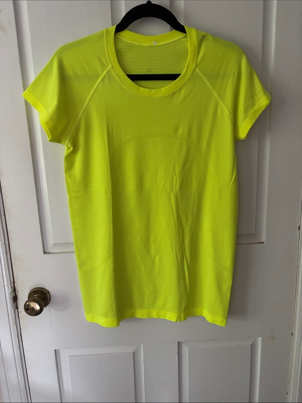 lululemon athletica Neon Yellow Swiftly short sleeve